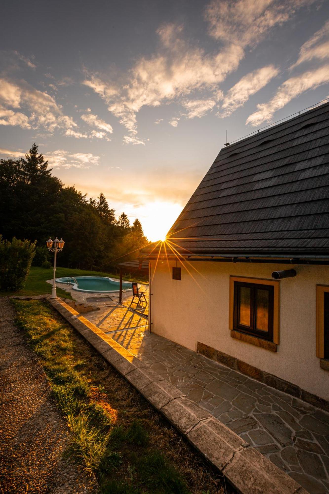 Chata Zvonecek Jiřetín pod Jedlovou Dış mekan fotoğraf